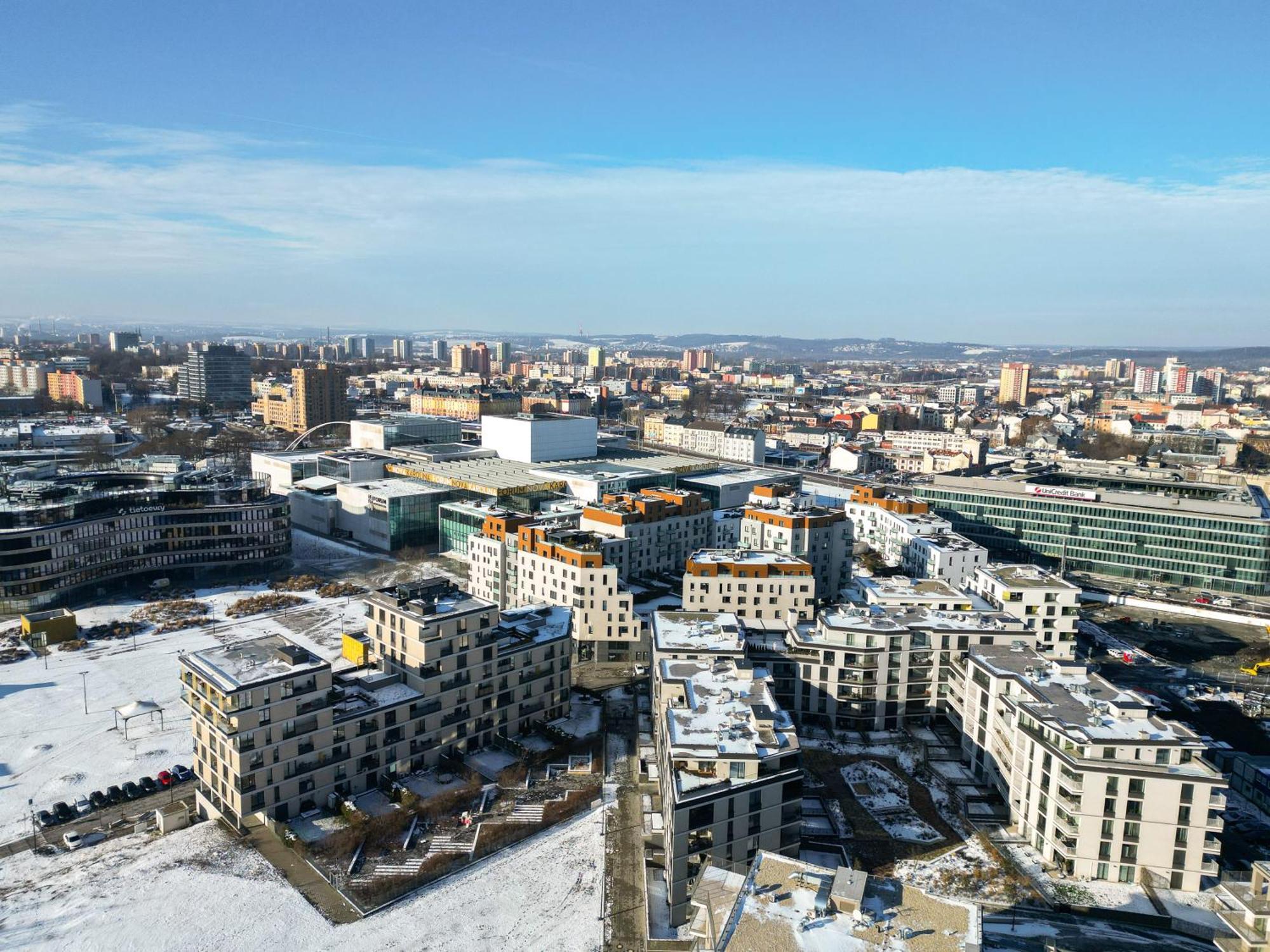 Bnb New Beautiful Apartment In The Center Of Ostrava With Option Garage Parking Esterno foto